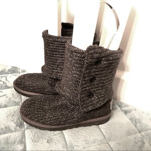 Gray and Silver Cardy Uggs